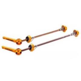 Grooving Skewers With Ti Axle Mtb Set One Size Yellow