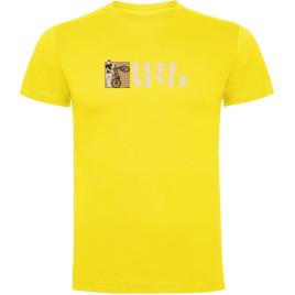 Camiseta De Manga Curta Freestyle S Yellow