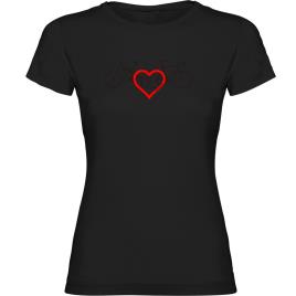 Camiseta De Manga Curta Love S Black