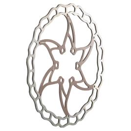 Disco De Freio Aro 09 140 mm Silver