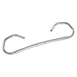 Guiador Hornbar Comfort 0º Grip 140 Mm 25.4 mm Silver
