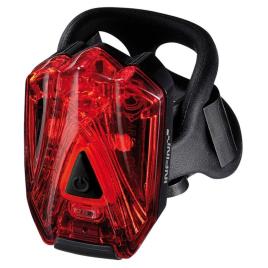 Infini Luz Traseira Lava 3 Led Usb One Size Red