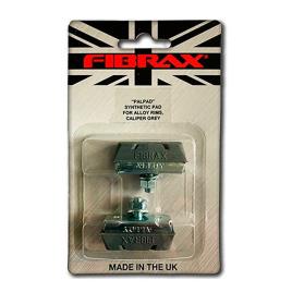 Sapatas De Freio Para Aros De Alumínio Fibrax 10 Unidades One Size Silver