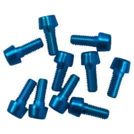 Parafusos Anodizado Alu7075t6 10 Unidades M5 x 5 mm Blue