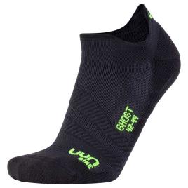 Meias Ghost EU 39-41 Black / Yellow Fluo