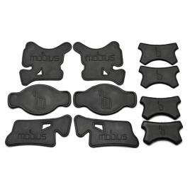 Kit De Ajuste De Almofada X8 Knee Brace L Black