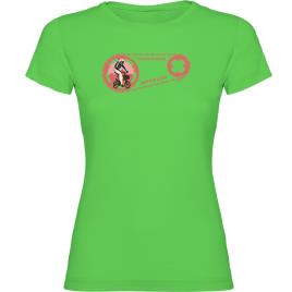 Camiseta De Manga Curta Cyclists Have Better Legs S Light Green