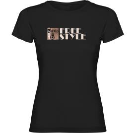 Kruskis Camiseta De Manga Curta Freestyle L Black