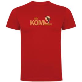 Camiseta De Manga Curta Kom 3XL Red