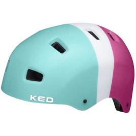 Capacete 5forty L Turquoise / White / Pink