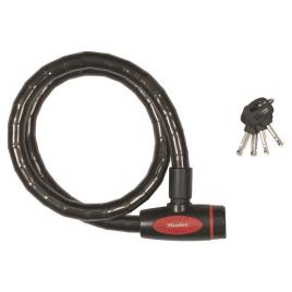 Cadeado Cabo 4 Digit 1000 x 18 mm Black