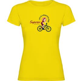 Camiseta De Manga Curta Superior Performance L Yellow