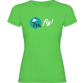 Camiseta De Manga Curta Fly 2XL Light Green