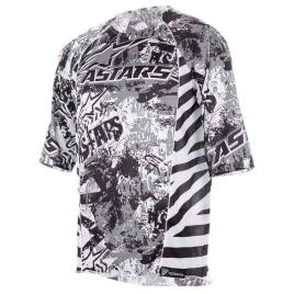 Camisola Manga Curta Gravity M Grey / White