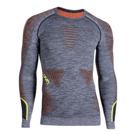 Camada De Base Ambityon L-XL Black Melange / Orange / Yellow