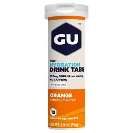 Gu Hidratação 10 Unidades Laranja Tablets Caixa One Size Orange