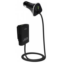 Carregador De Carro Com Usb Passenger 2 Ports + 2 Ports Usb 6,8a One Size Black