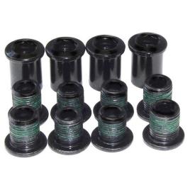 Bolt Kit 4 Arm Double For Rock Guard Long One Size Steel Black