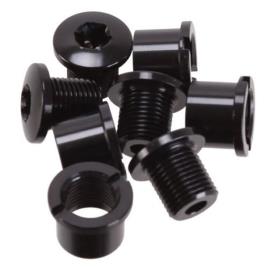 Long Bolts And Nuts For 104 Bcd 4 Units One Size Black