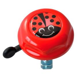 Campainha Doming Label Lady Bug 55 Mm One Size Red