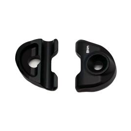 Placas De Grampo De Sela Redondas One Size Black