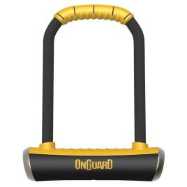 Onguard Pitbull Std U-lock With Support 115 x 230 x 14 mm Black / Yellow