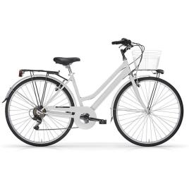 Mulher De Bicicleta Touring 700c One Size White