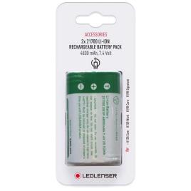 Bateria Recarregável 2x21700 Li-ion 4800mah One Size Green