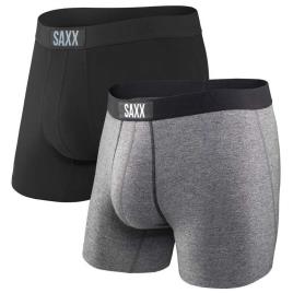 Saxx Underwear Boxer Vibe 2 Unidades S Black / Grey