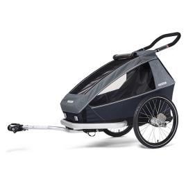 Croozer Atrelado Kid 1 2020 Max 35 kg Blue Graphite