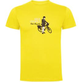 Camiseta De Manga Curta Nice People XL Yellow