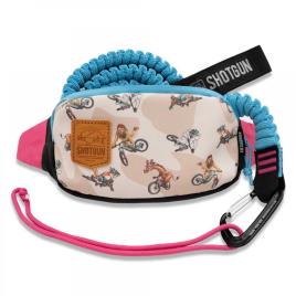 Conjunto De Corda De Reboque De Mtb + Pacote De Quadril Infantil 3.3 m Multicolor