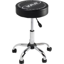 Rolling Shop Stool 49-63 cm Black