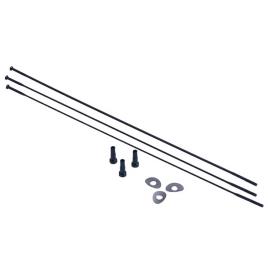 Cx-sprint Straight Pull With Titanium Washers 3 Units 270 mm Black Oxide