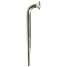 Raios Alpine J-bend 100 Unidades 2.0 x 2.34 x 298 mm Silver