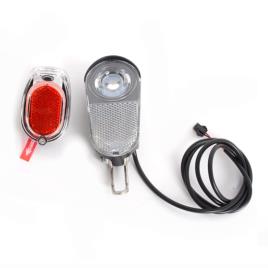 Bikefun Set Luzes Velo One Size Red / Silver