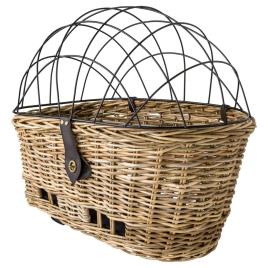 Fastrider Rattan Klickfix Dogs Front Basket Jale One Size Natural Grey