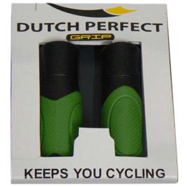 Dutch Perfect Guidão Grips 120 mm Green