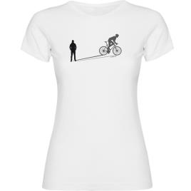 Camiseta De Manga Curta Bike Shadow S White
