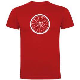 Camiseta De Manga Curta Wheel M Red