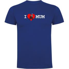 Camiseta De Manga Curta I Love Mum L Royal Blue