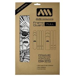Autocolantes Completos Frame Guard Honeycomb One Size Super Rider Black