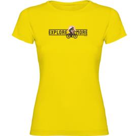 Camiseta De Manga Curta Explore More XL Yellow