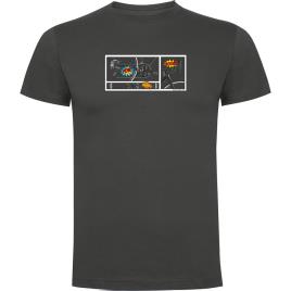 Kruskis Camiseta De Manga Curta Comic 3XL Dark Grey