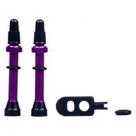 Válvulas De Base Redonda Tav Presta 2 Unidades 44 mm Purple