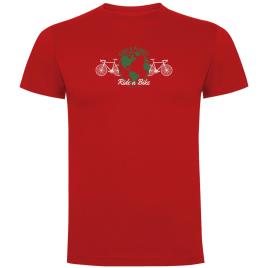 Camiseta De Manga Curta Save A Planet S Red