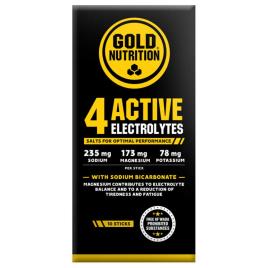 Eletrólitos 4 Active 10 Unidades Limão One Size Black