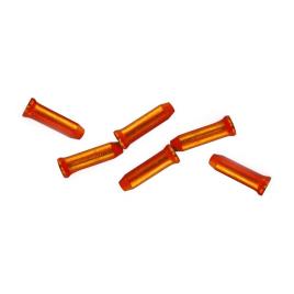 Sapience Aluminium Cable End Cap 100 Units One Size Orange