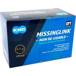 Kmc Missinglink Ept 6-8s 40 Units 7.3 mm Silver