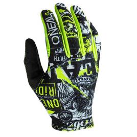 Luvas Longas Matrix Attack S Black / Neon Yellow